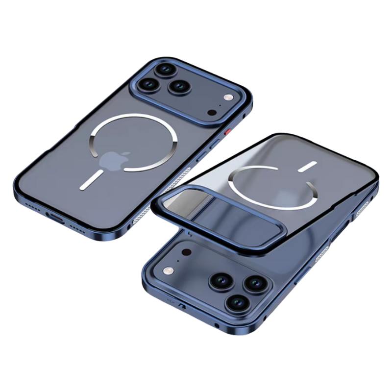 ZAHO | iPhone 17 Series Metal Frame Frosted Magnetic Phone Case