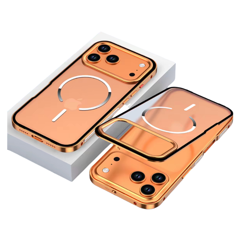 ZAHO | iPhone 17 Series Metal Frame Frosted Magnetic Phone Case