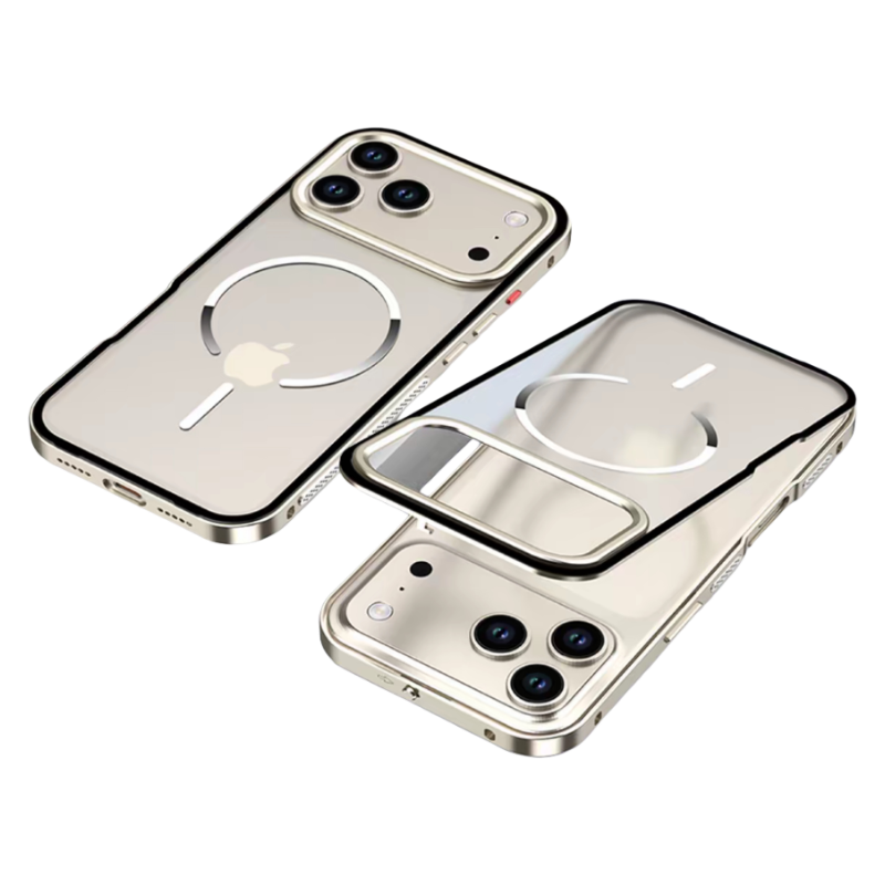 ZAHO | iPhone 17 Series Metal Frame Frosted Magnetic Phone Case