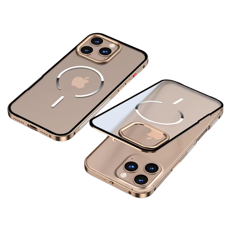 ZAHO | iPhone 17 Series Metal Frame Frosted Magnetic Phone Case
