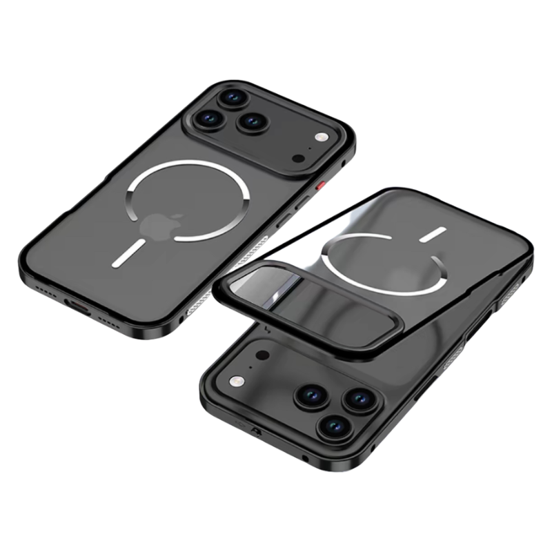 ZAHO | iPhone 17 Series Metal Frame Frosted Magnetic Phone Case