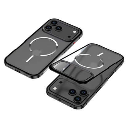 زاهو | غلاف هاتف معدني مغناطيسي غير لامع لسلسلة آيفون 17