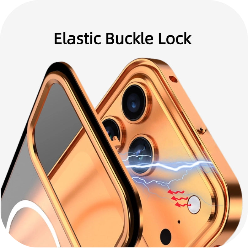 ZAHO | iPhone 17 Series Metal Frame Frosted Magnetic Phone Case