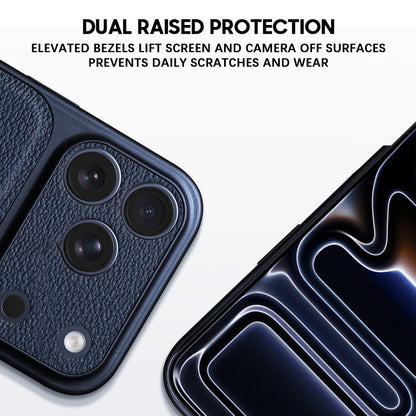 iPhone leren hoes met textuur