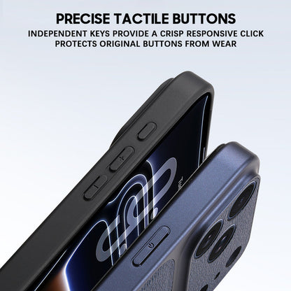 iPhone leren hoes met textuur