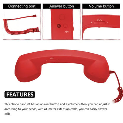 🎄Christmas Sale📞Retro Phone Handset - For iphone Type C & Android Type C