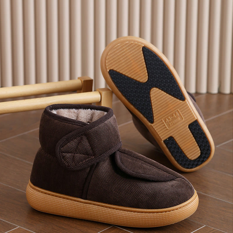 Plusock Warme Enkelpantoffels in Grote Maat