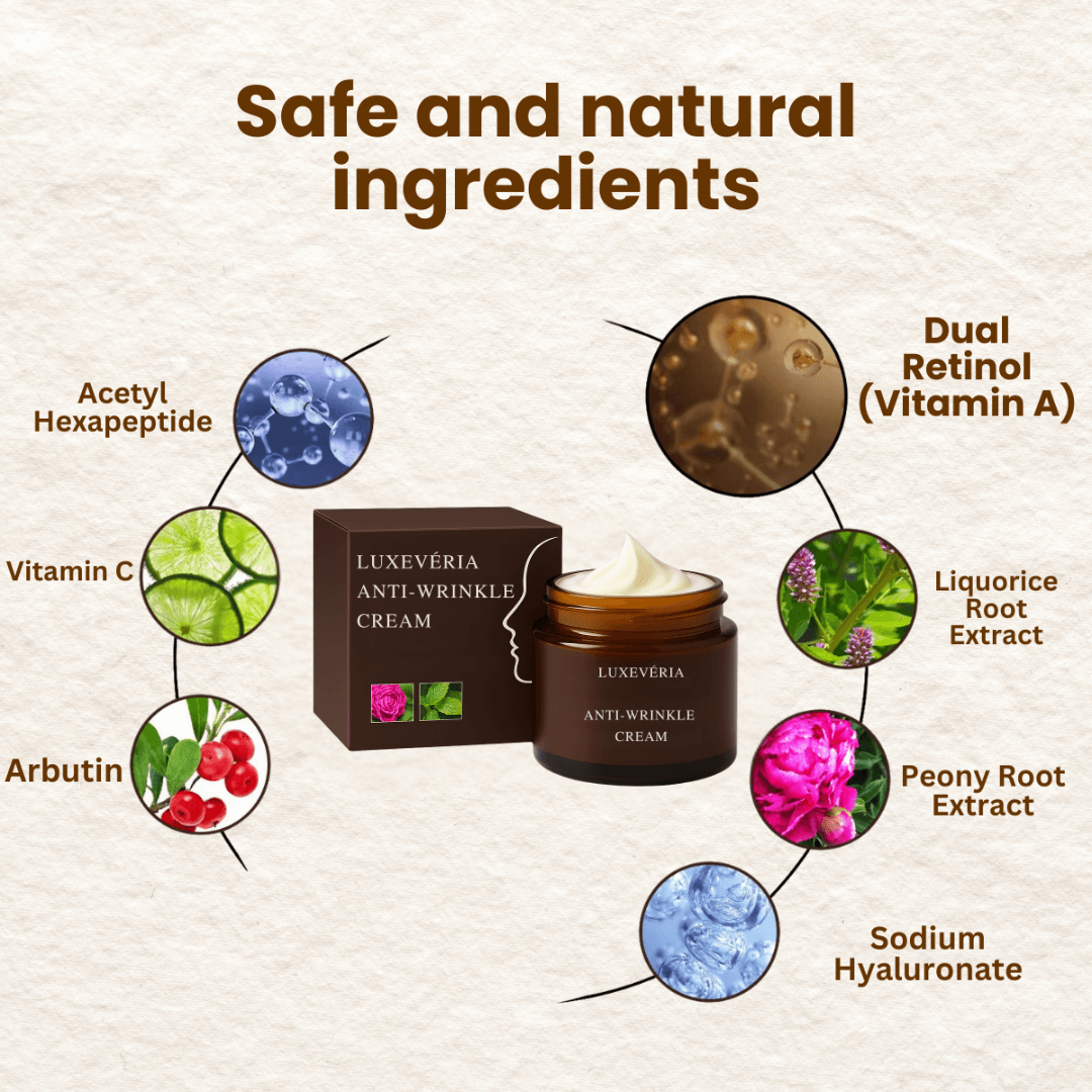 Luxevéria l Entfernt 98 % der Falten und lässt Sie in nur 7 Tagen 15 Jahre jünger aussehen!