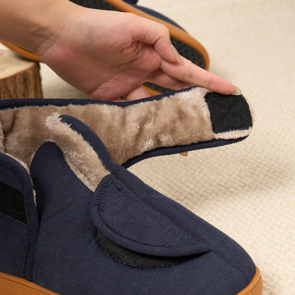 Plusock Warme Enkelpantoffels in Grote Maat