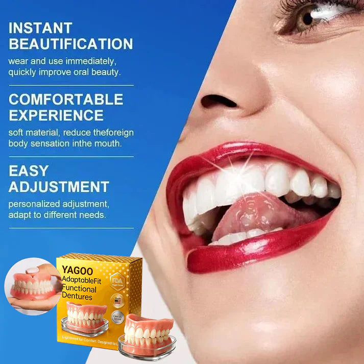 Termina hoy: ¡70% de descuento! ⏰ Dentadura completa médica Zaho™ con fuerte succión 🦷 Obtenga la certificación de la Asociación Dental Americana (ADA)