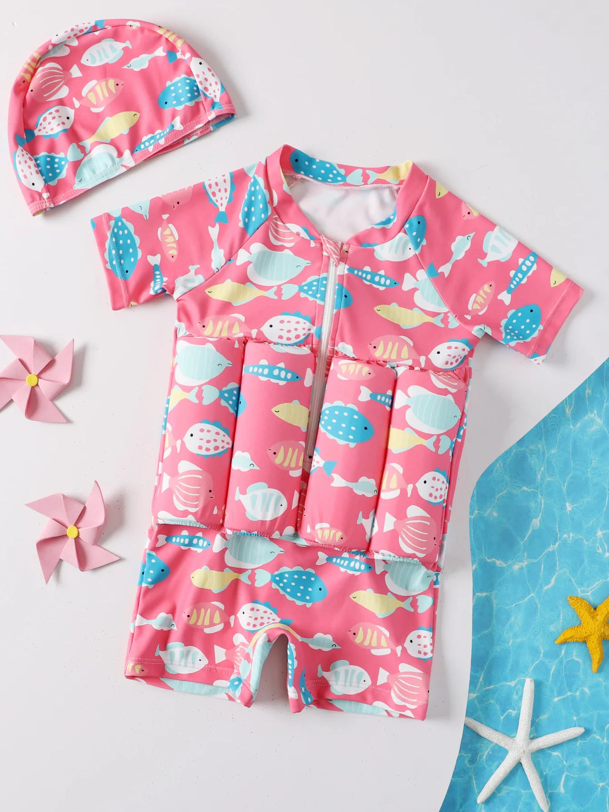 Kids Detachable Float Swimsuit
