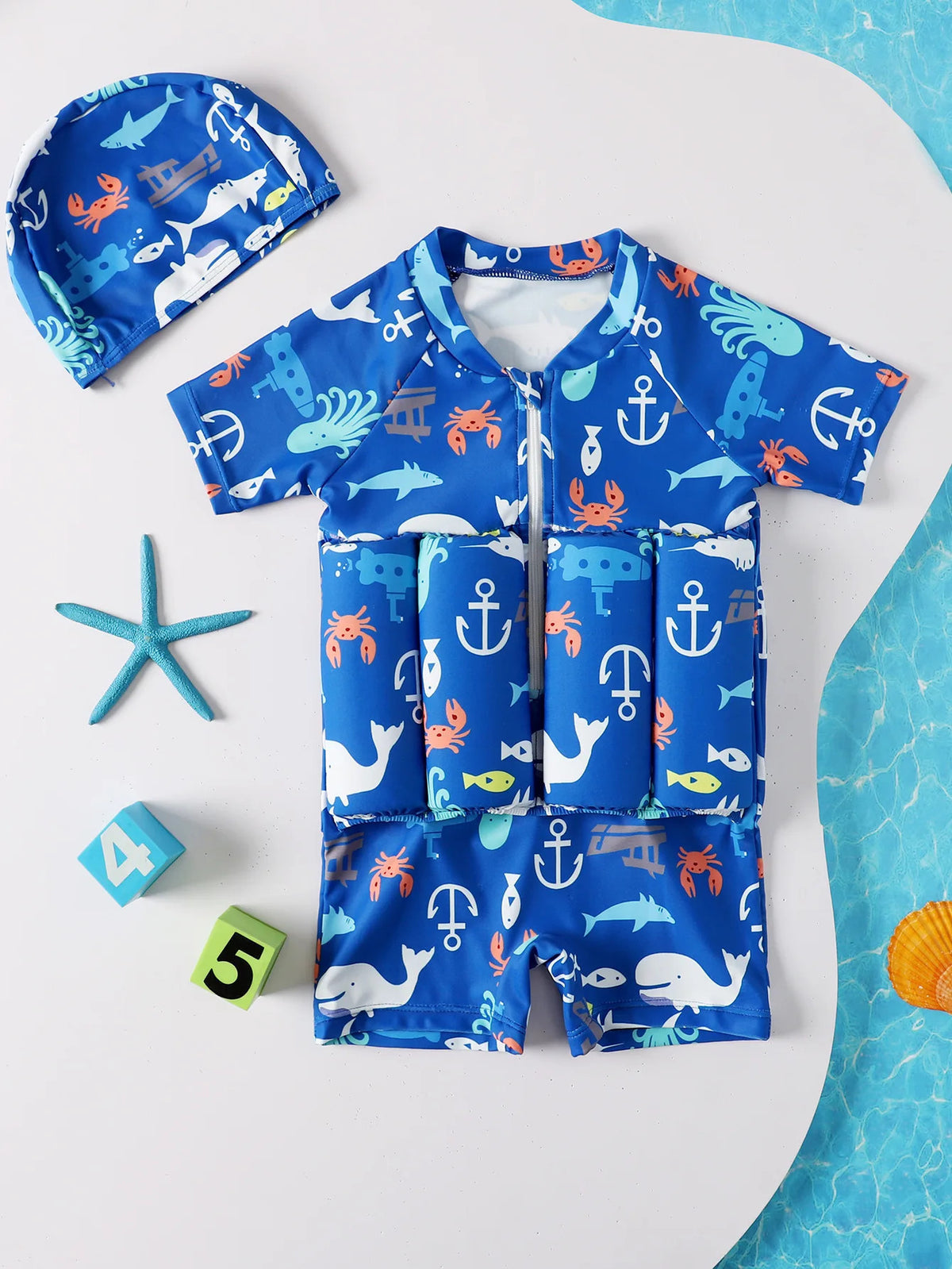 Kids Detachable Float Swimsuit