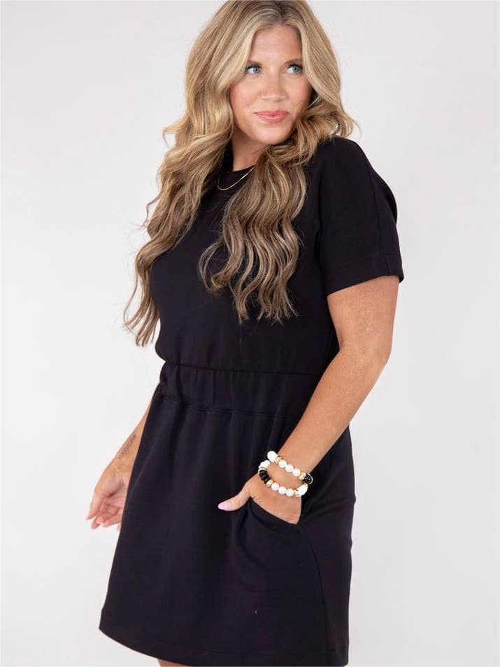 AirEssentials Cinched T-Shirt Dress (BUY 2 FREE SHIPPING)