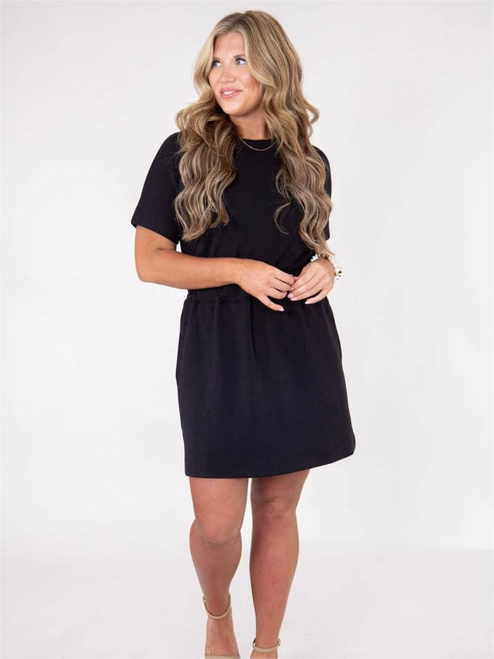 AirEssentials Cinched T-Shirt Dress (BUY 2 FREE SHIPPING)