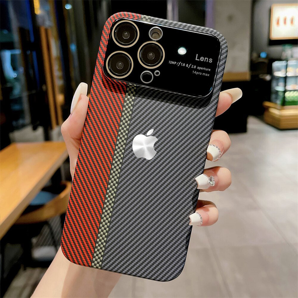 Luxury Carbon Fiber Magsafe Wireless Charging Case