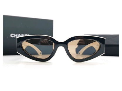 Rektangulære solbriller i acetat