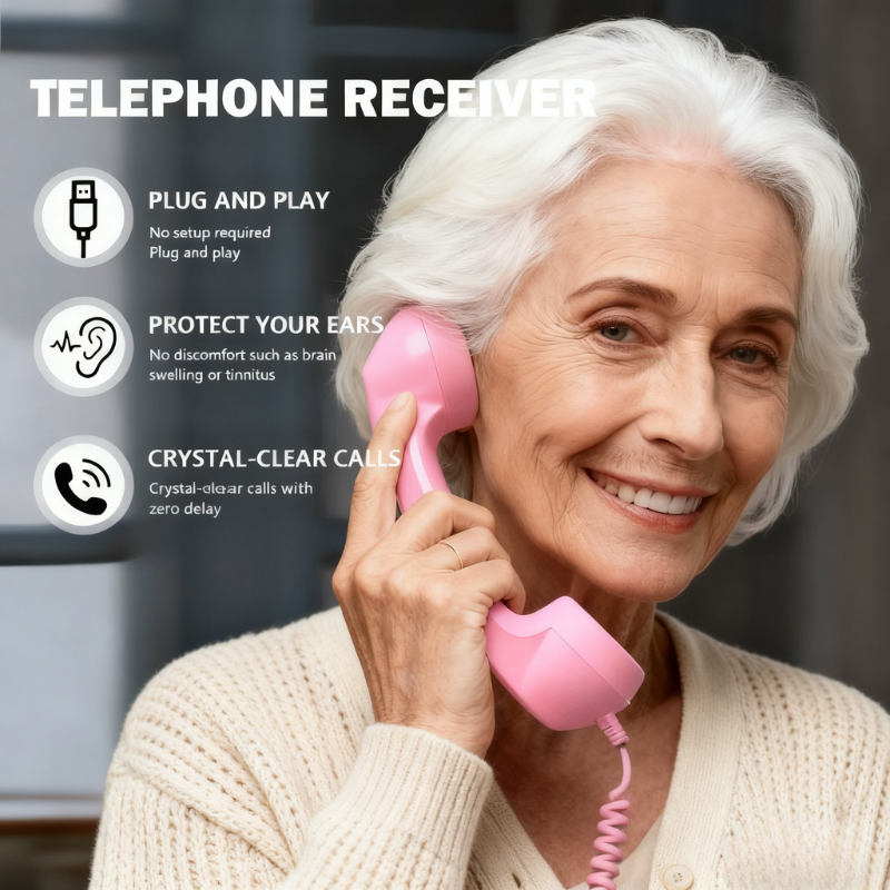 🎄Christmas Sale📞Retro Phone Handset - For iphone Type C & Android Type C