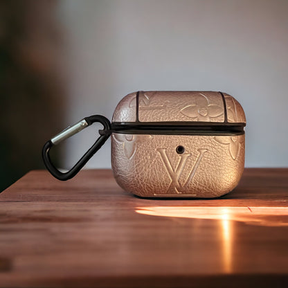 Flower Monogram Airpods Case