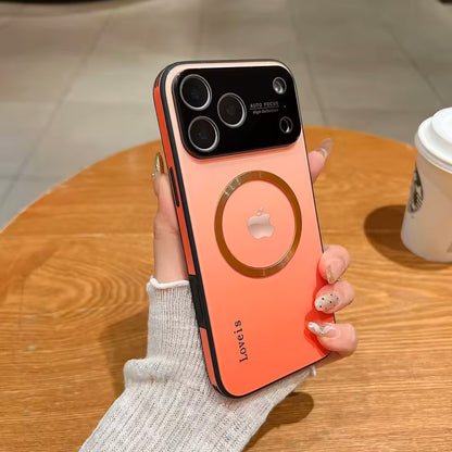 Gradient Magnetic Glass Protective Case For iPhone