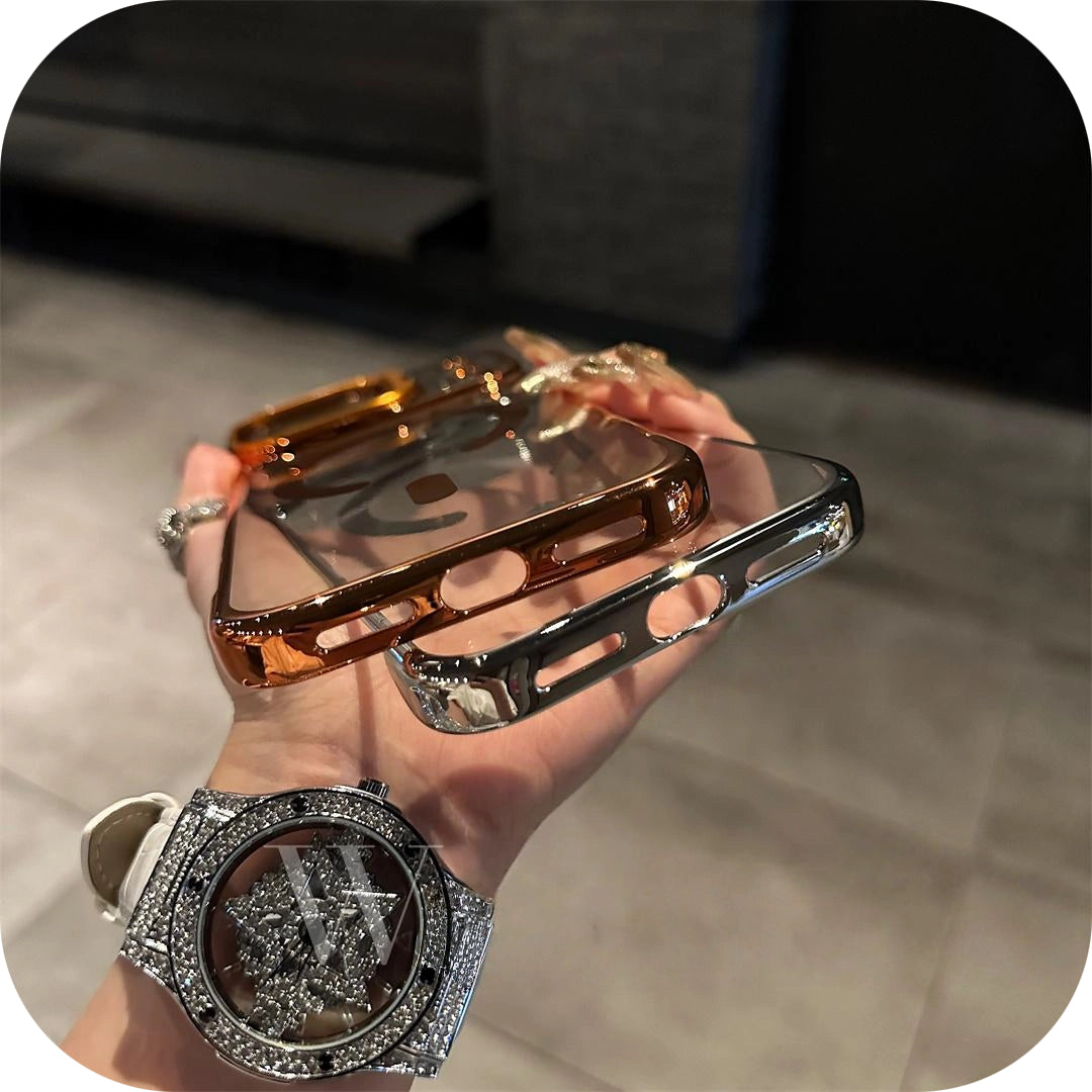 Magnetic Borderless Case with Built-in Lens Holder