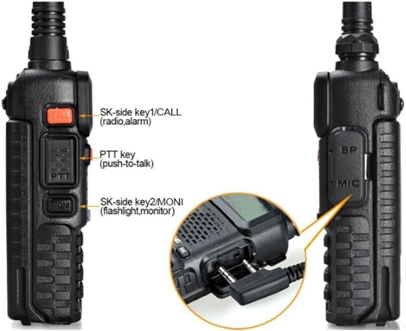 2PCS UV-5R Ham Radio Handheld Walkie