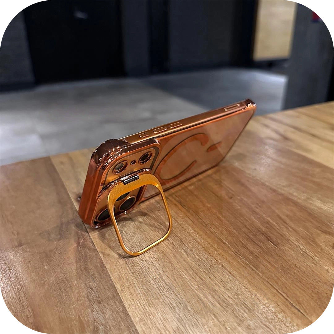 Magnetic Borderless Case with Built-in Lens Holder