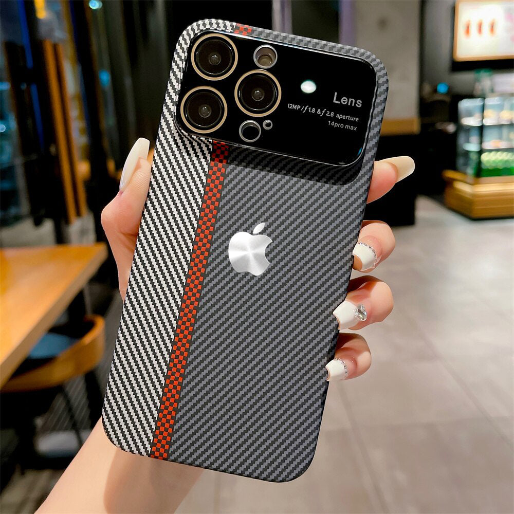 Luxury Carbon Fiber Magsafe Wireless Charging Case