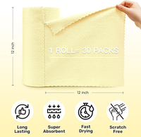 🧼🌀 Microfiber Cleaning Cloths Roll