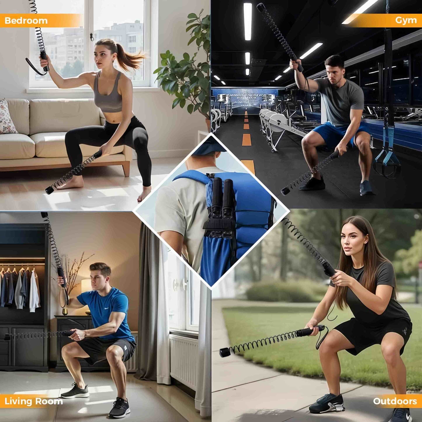 Intense Fitness Training Ropes | Perfect for Home & Gym