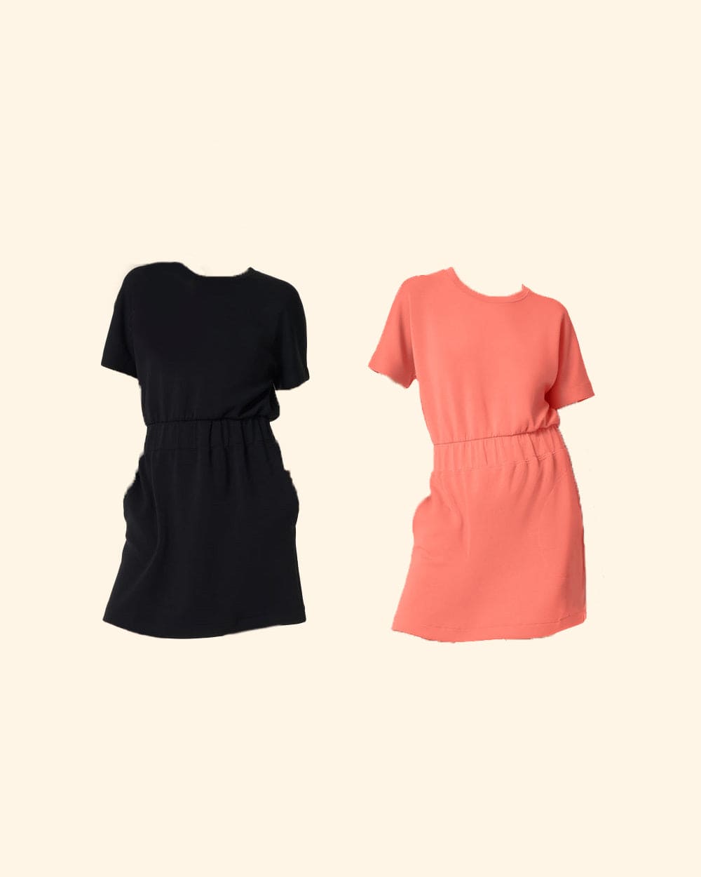 AirEssentials Cinched T-Shirt Dress (BUY 2 FREE SHIPPING)