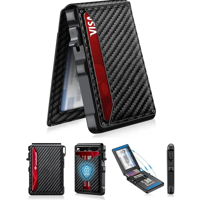 Men's RFID Slim Leather Wallet