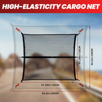 Double Layer Highly Elastic Truck Bed Net