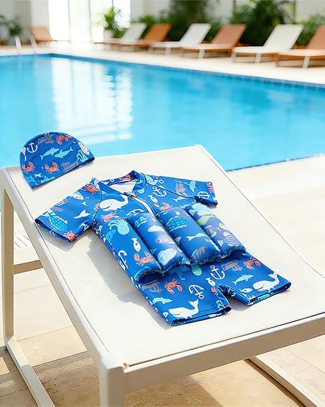 Kids Detachable Float Swimsuit