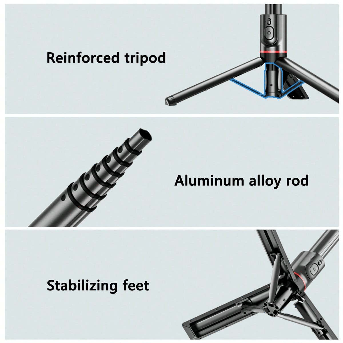 Foldable Selfie Stick Tripod