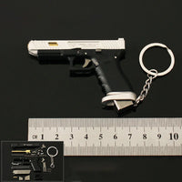 1:3 Alloy Hand Gun Model Metal Keychain