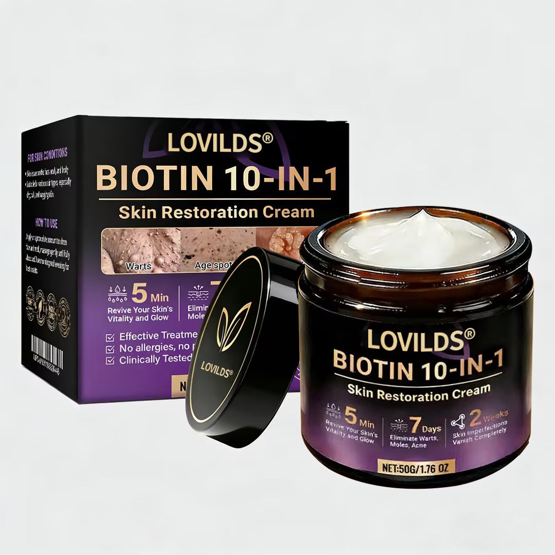 LOVILDS® Biotin 10-in-1 Skin Restoration Cream 🍀