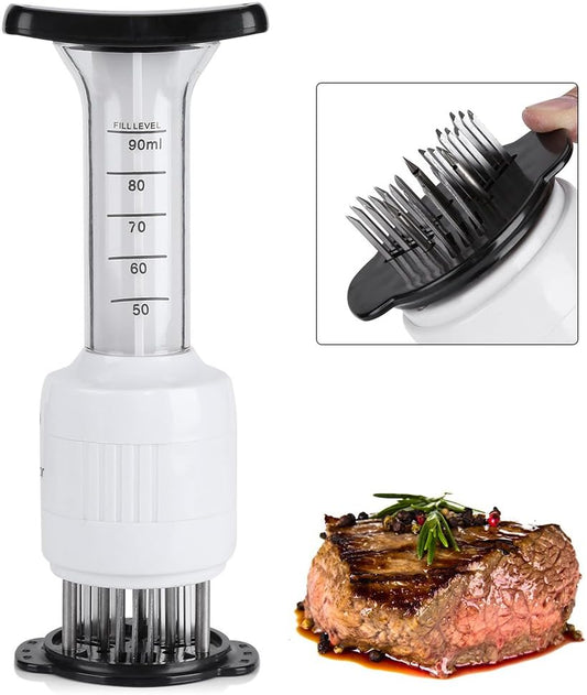 2 In 1 Meat Tenderizer Marinade Injector Barbecue Seasoning Sauce Injectors