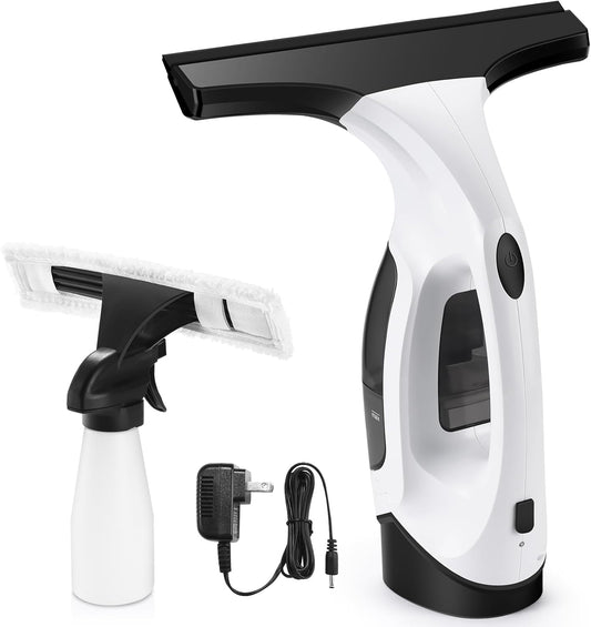 Rechargeable Window Vacuum Cleaner with Squeegee