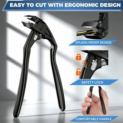 Black Curved Nail Clipper – Ergonomic & Easy for Seniors