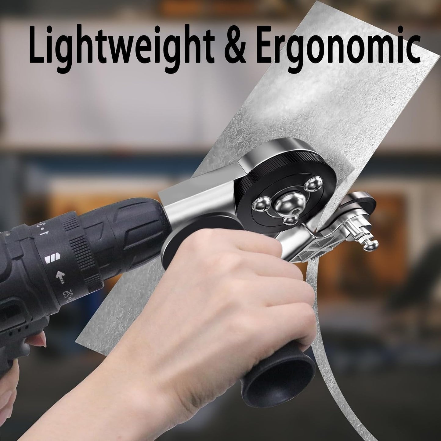 ملحق مثقاب لقطع الصفائح المعدنية