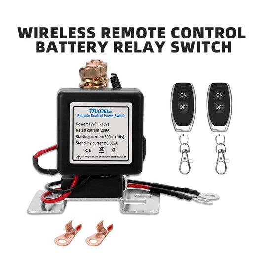 🔌WIRELESS REMOTE CONTROL BATTERY RELAY SWITCH