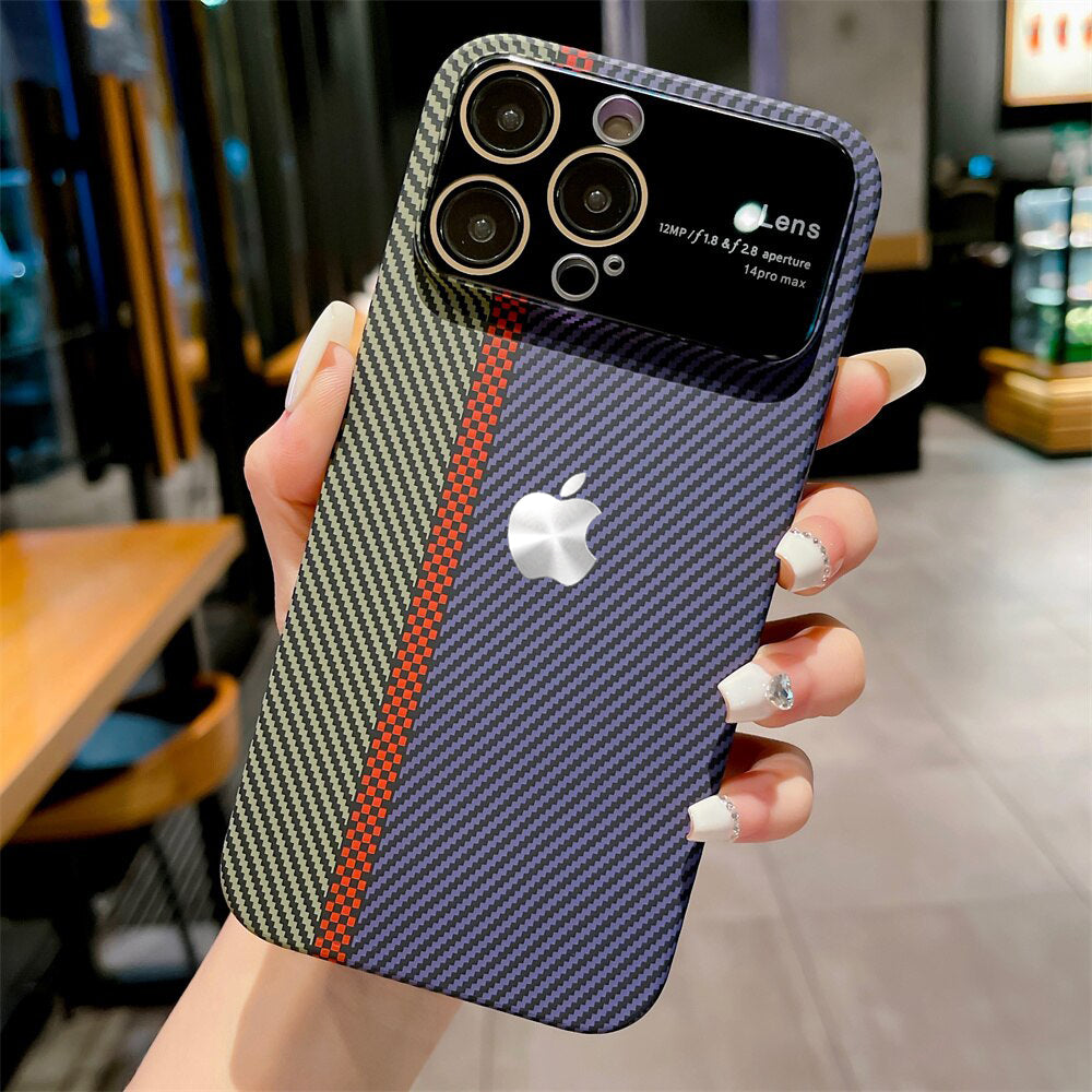 Luxury Carbon Fiber Magsafe Wireless Charging Case