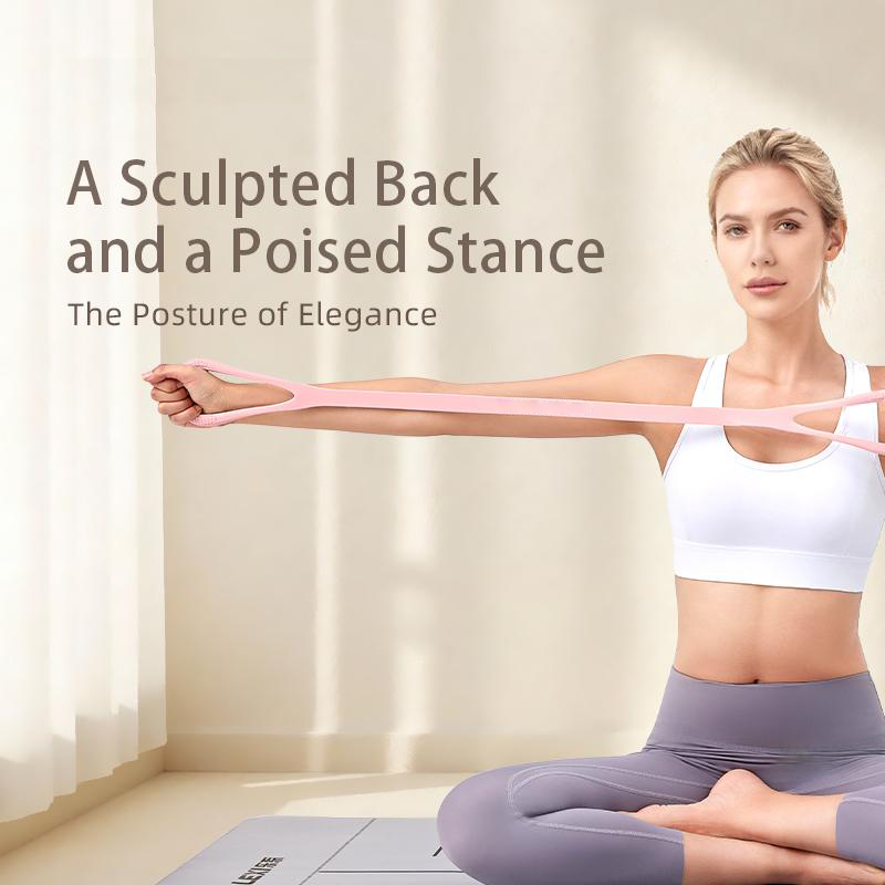 أشرطة مقاومة الشكل 8 – أشرطة تمرين من السيليكون للنساء