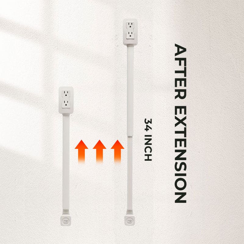 Power socket swivel extender (With USB port)