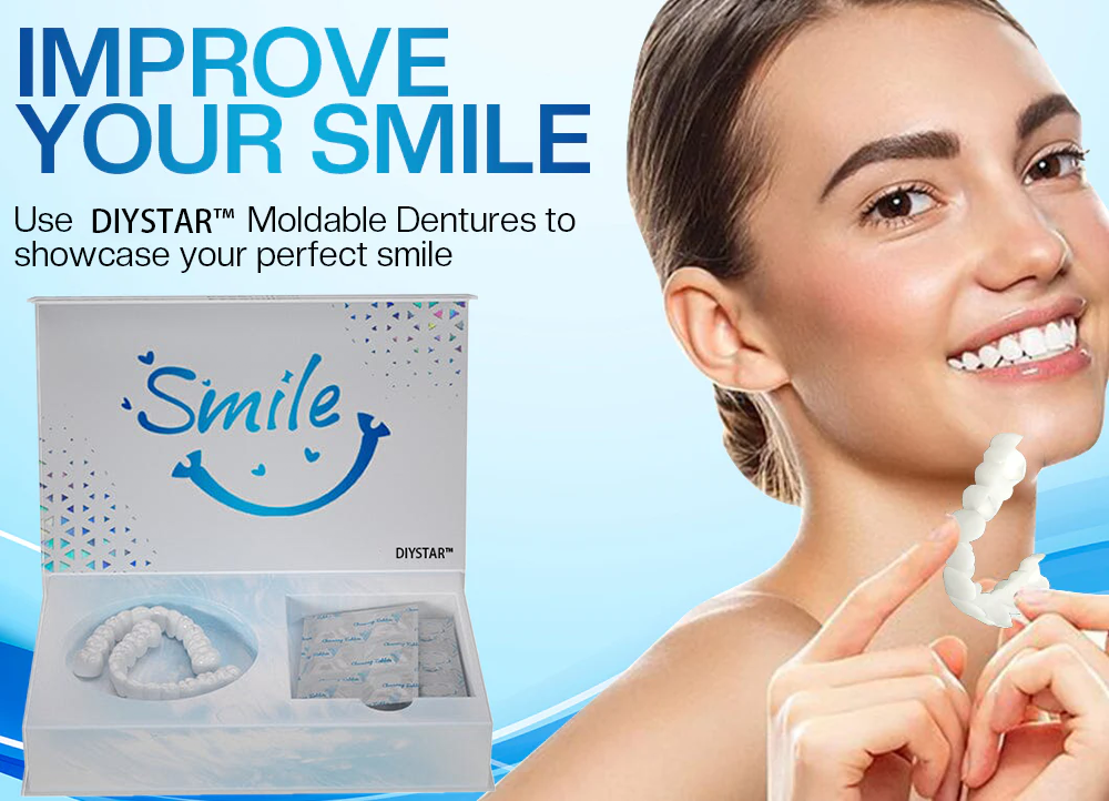 DIYSTAR™ Moldable Dentures – 1Set / 2Pcs