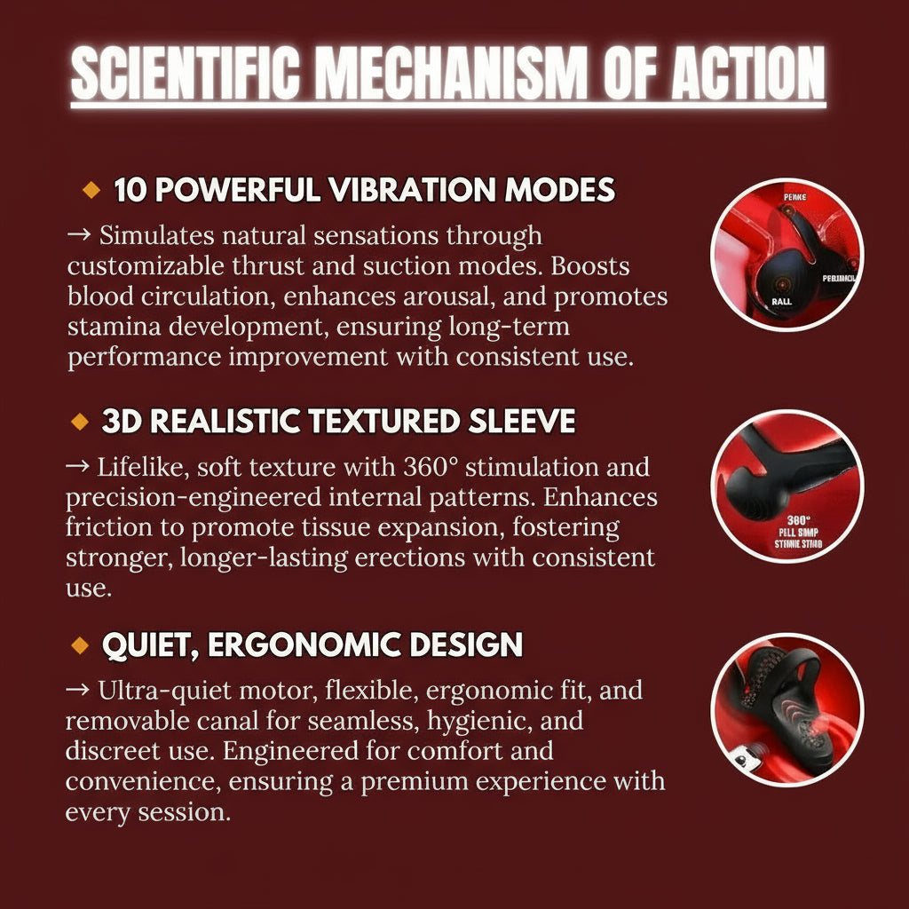 Zaho™ VitalEngine Pro-El entrenador doméstico 5 en 1 número 1 que revierte la disfunción eréctil y la eyaculación precoz con precisión avanzada