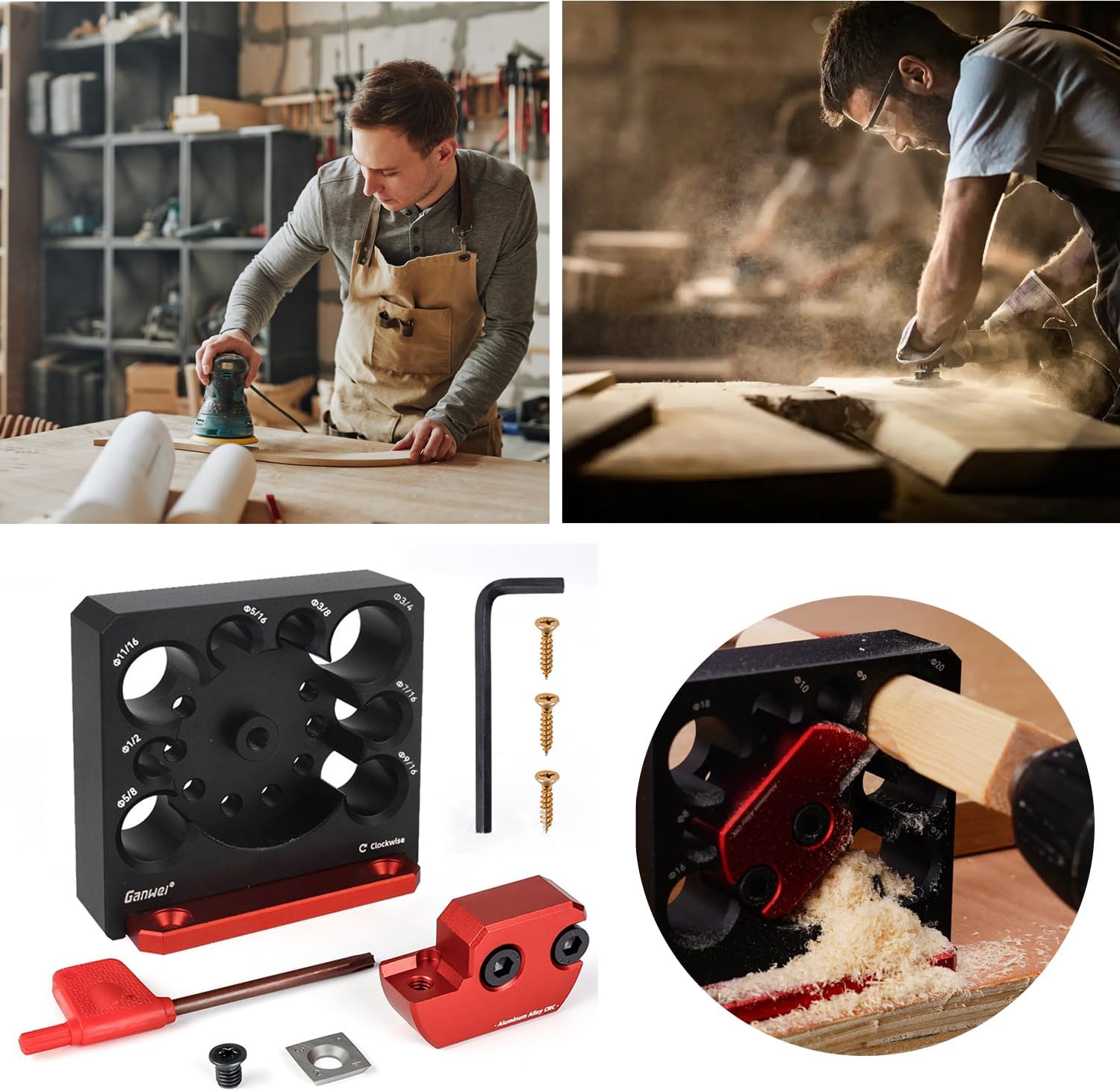 Adjustable Dowel Maker Jig Kit