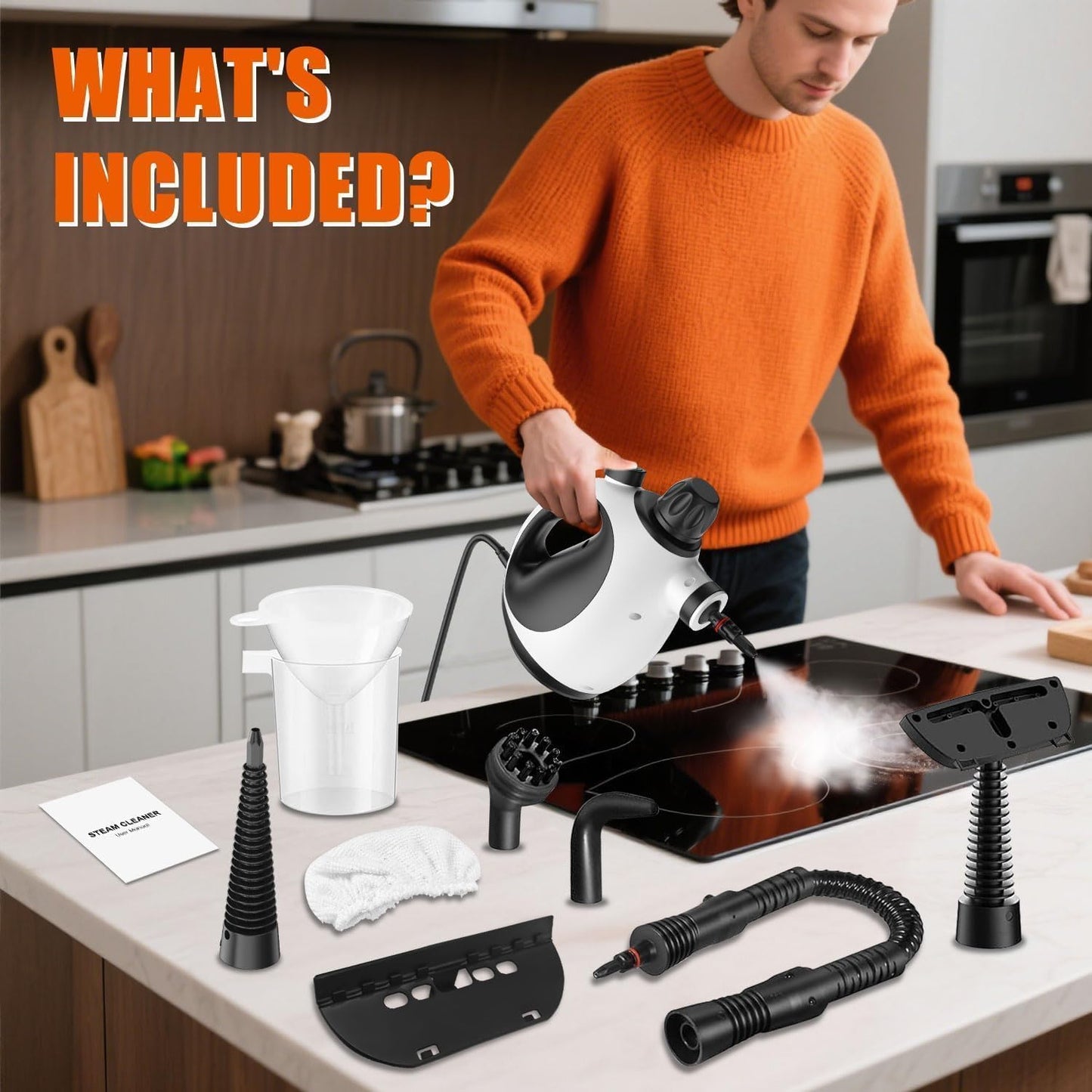 ZAHO™ Handheld Steam Cleaner