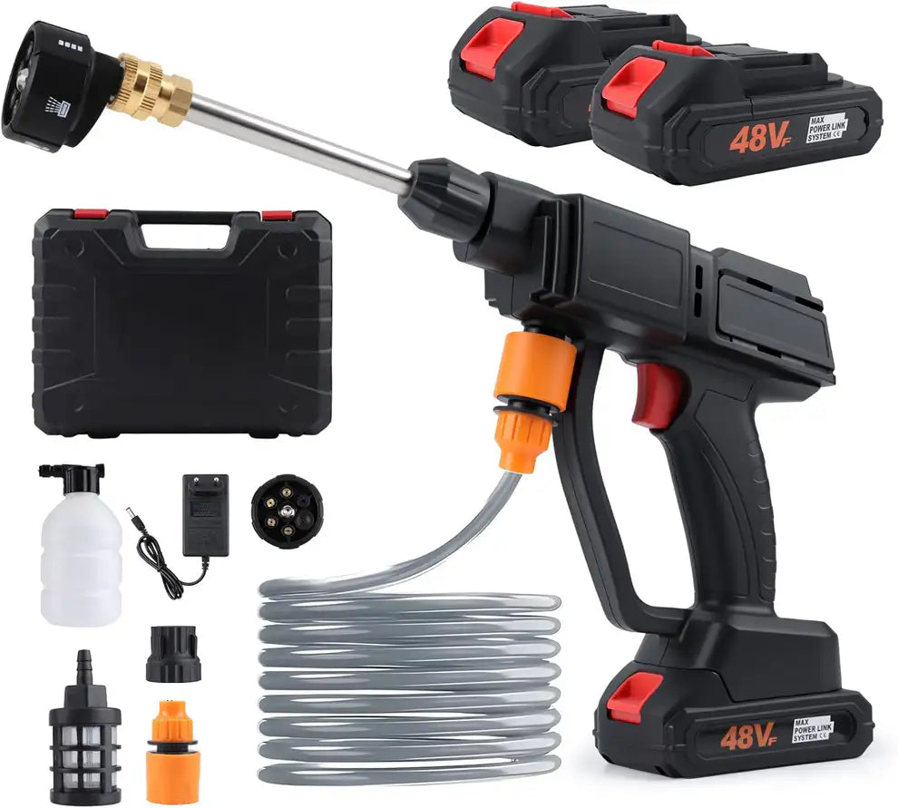 Pistola de agua portátil sin cable de alta presión