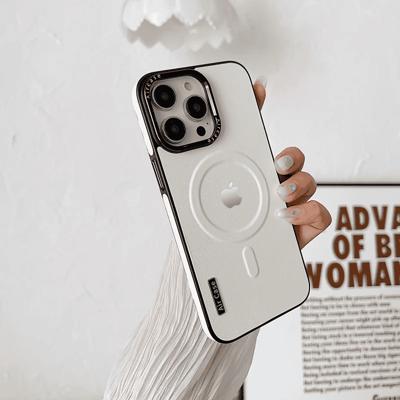 Metal Frame Anti Drop Magnetic Suction Case Cover for iPhone